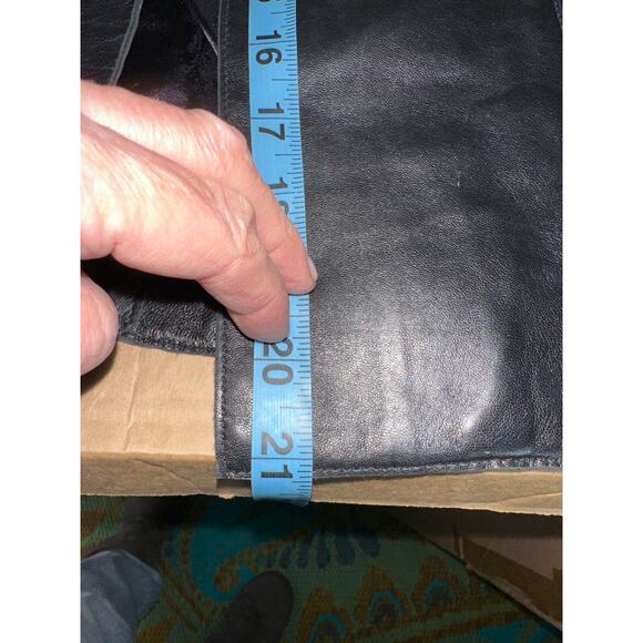 VINTAGE VAKKO LEATHER CONVERTIBLE MOTO BIKER JACKET TO VEST-ZIP OFF SLEEVES M - Picture 11 of 16